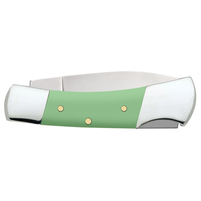 Case 63836 - Mint Green Synthetic Smooth Lockback (41225L SS)