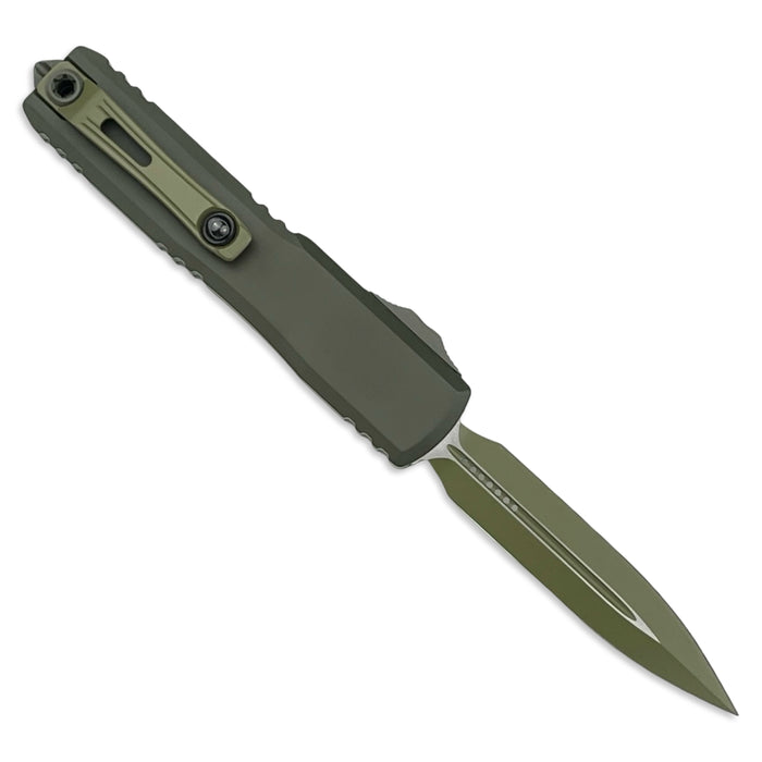 Microtech 11224-1 MPOD-C10Z21 - Ultratech D/E Gen IV Magpul OD Green Bazooka Standard