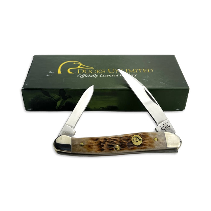 Vintage Case XX Ducks Unlimited 07148 - Brown Bone Mini Copperhead (62109W SS)