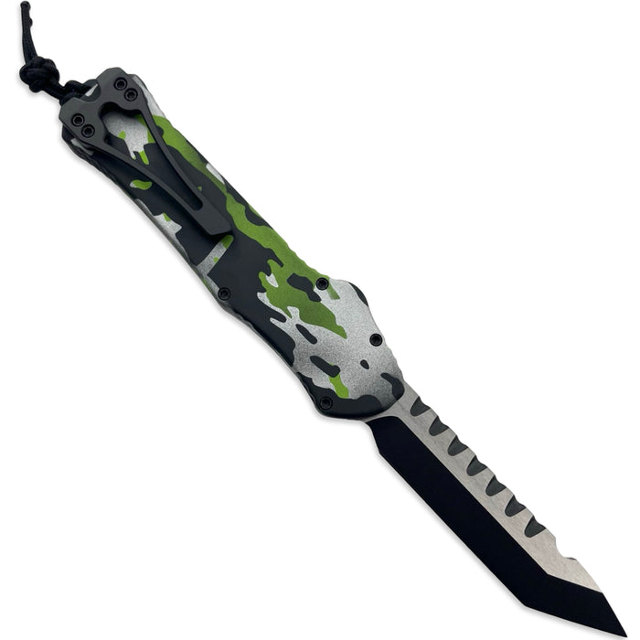 Heretic H006-10A-HCAMO - Hydra Tanto 2-Tone Black Heretic Camo