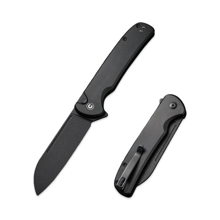 Civivi C20022B-1 - Chevalier II Button Lock Black Flipper