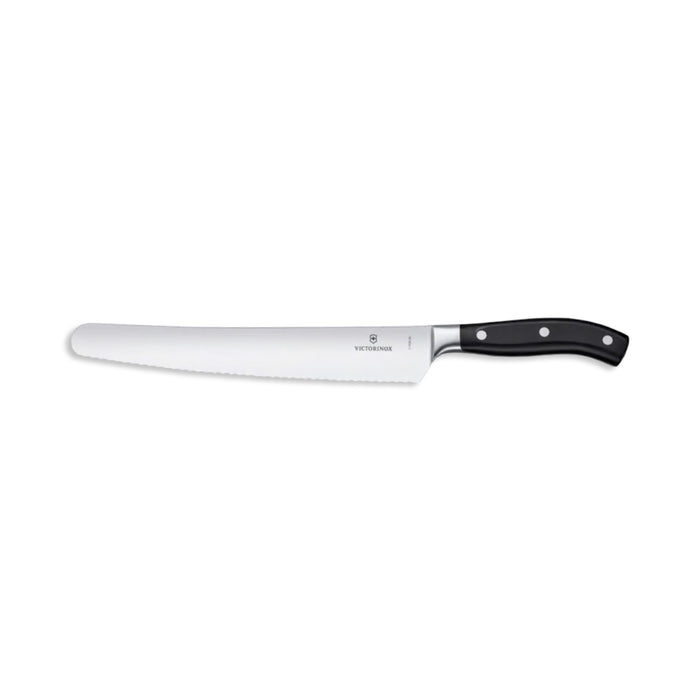 Victorinox Grand Maitre Black 10.25" Curved Bread & Pastry Knife