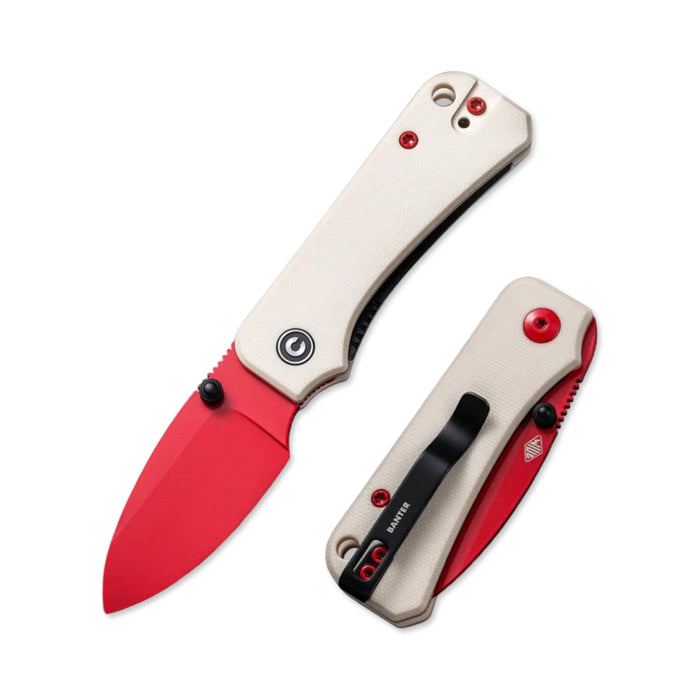 Civivi C19068S-7 - Baby Banter Red Thumb Stud Knife