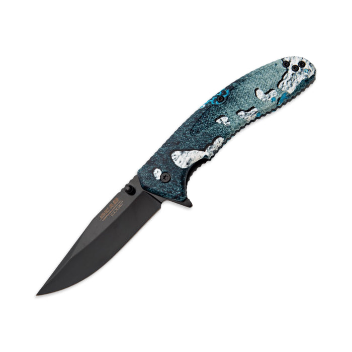 Bear & Son 61138 - True Timber Rift Zytel Sideliner Assisted Open