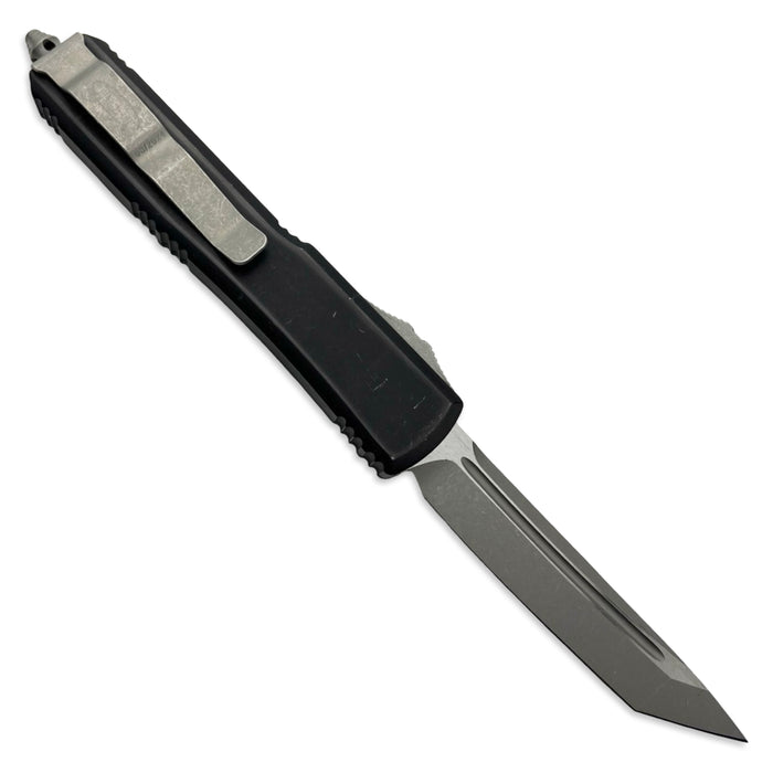 Microtech 123-10DBK - Ultratech T/E Distressed Black Apocalyptic Standard