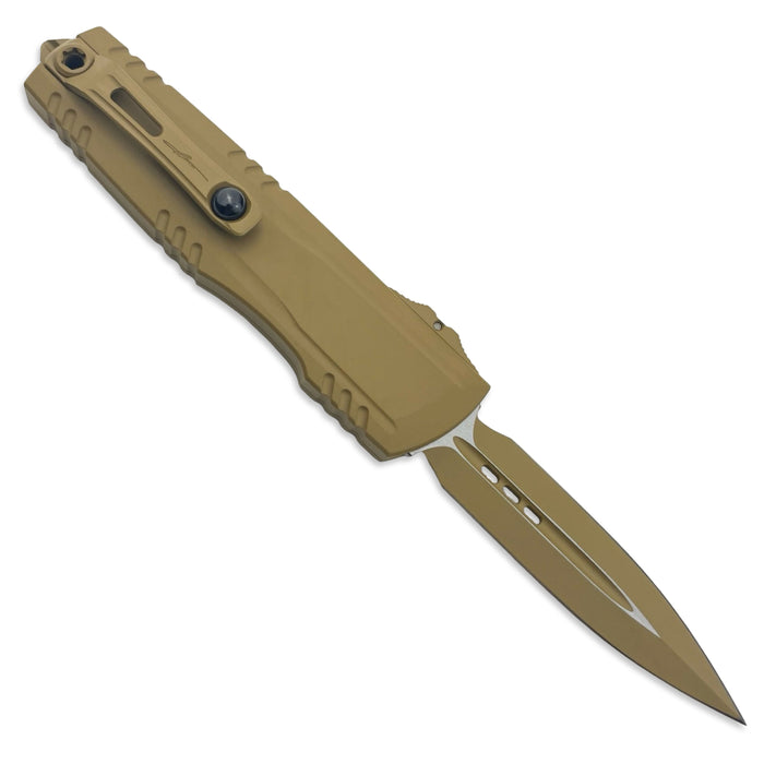 Microtech 1270-CRAS - Luminary ZBP D/E Signature Series Cerakote RAL-8000 Standard Tritium Button Insert