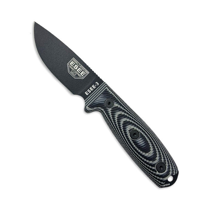 ESEE 3PMB-002 - Model 3 3D Fixed Blade Black