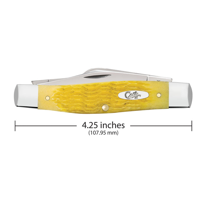 Case 75311 - Yellow Bone Platts Jig Large Stockman (6375 SS)