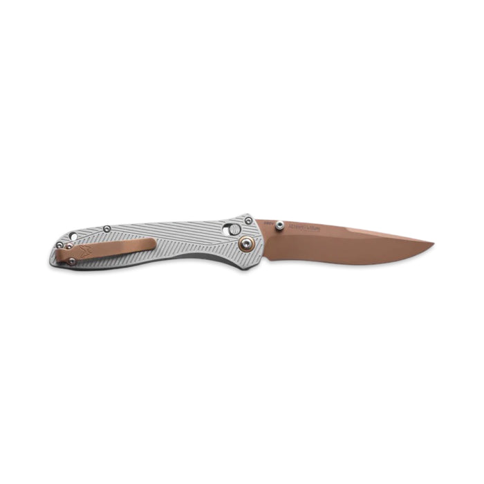 Benchmade 710FE-24 - Seven | Ten Gray Aluminum Recurve