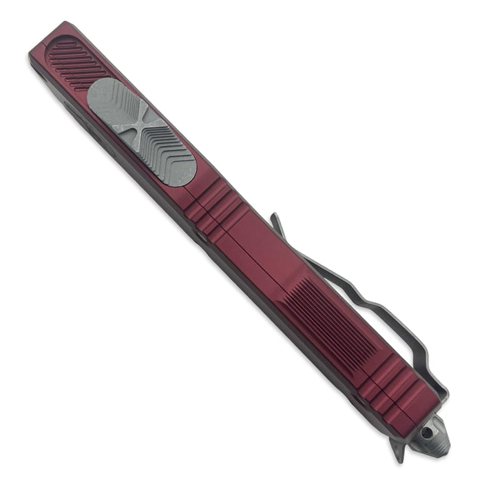 Microtech 1175-10APMR - Scarab II Executive D/E Gen III Merlot Apocalyptic Standard