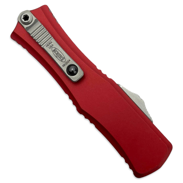 Microtech 1705M-10RD - Hera® II Mini Recurve Red Stonewash Standard