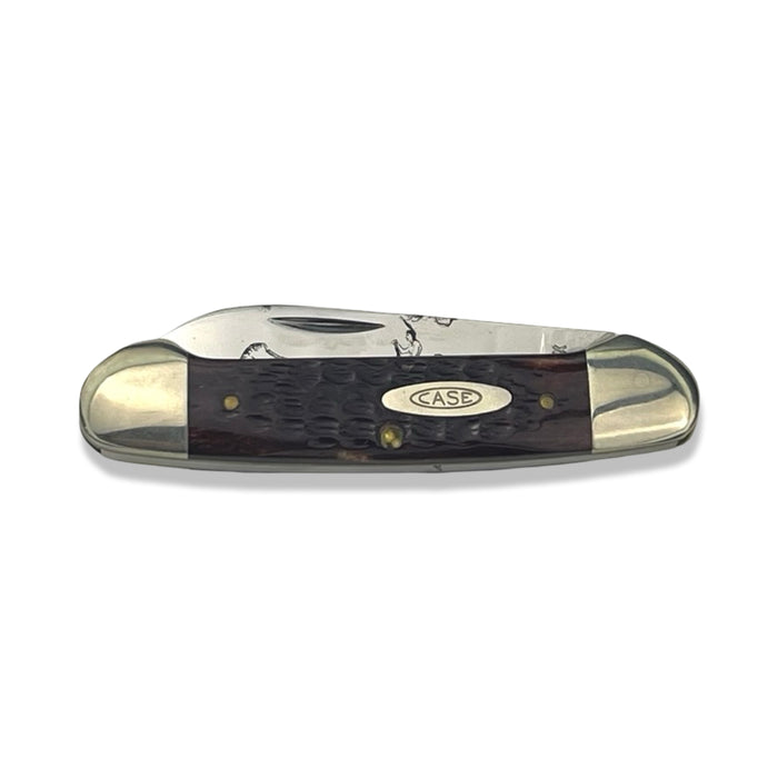 Vintage Case XX 4-Dot 1976 Red Bone Canoe (62131)