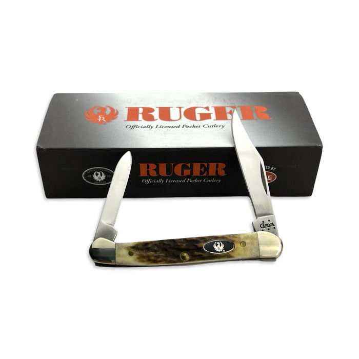 Vintage Case XX Ruger 06537 - Burnt Stag Mini Copperhead (52109X SS)