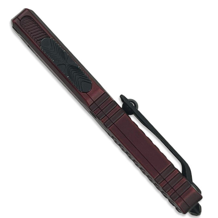 Microtech 11234HT-1RDAA - Ultratech T/E Gen IV Half Tri-Grip Red Abrasion Standard