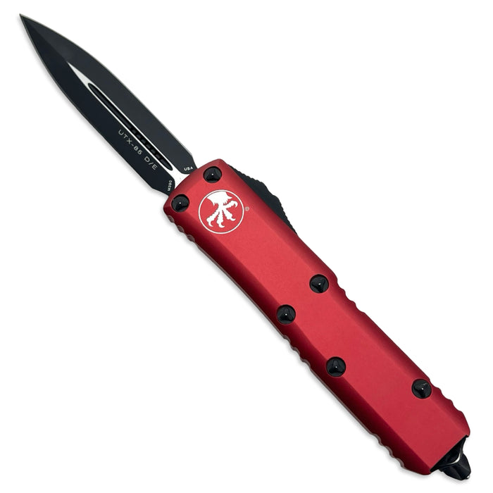 Microtech 232-1RD - UTX-85 D/E Black Standard Red