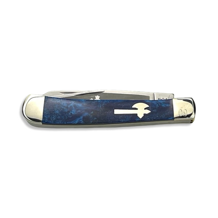Battle Axe Blue Velvet Trapper