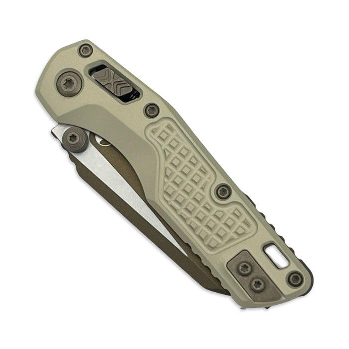 Microtech 210M-1FRCG-C19Z23 - MSI Mini S/E Frag Champagne Gold Standard