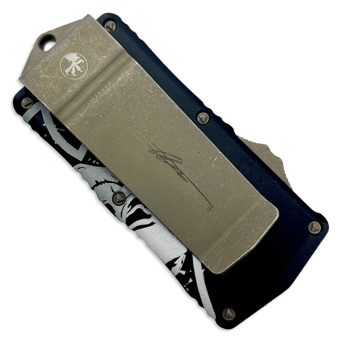 Microtech 158-13DCS - Exocet T/E Signature Series Death Card Bronzed Apocalyptic Standard