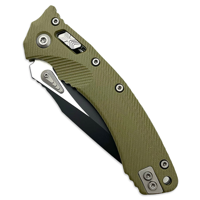 Microtech 137RL-1FLGTOD - Amphibian RAM-LOK Black Standard G10 Green