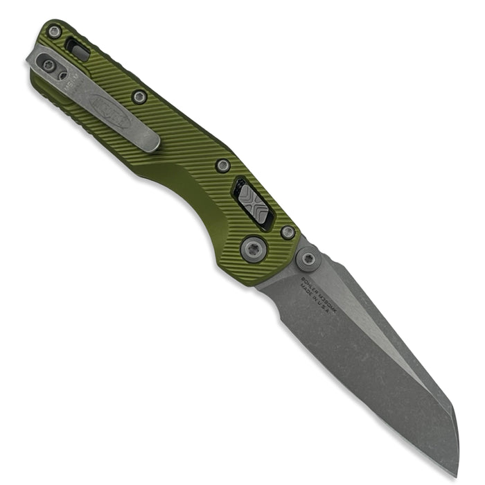 Microtech 210M-10APFLOD - MSI Mini S/E Fluted OD Green Apocalyptic Standard