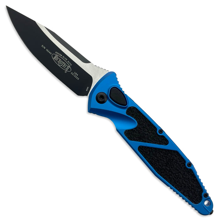 Microtech 160A-1BL - Socom Elite Auto S/E Blue Black Standard