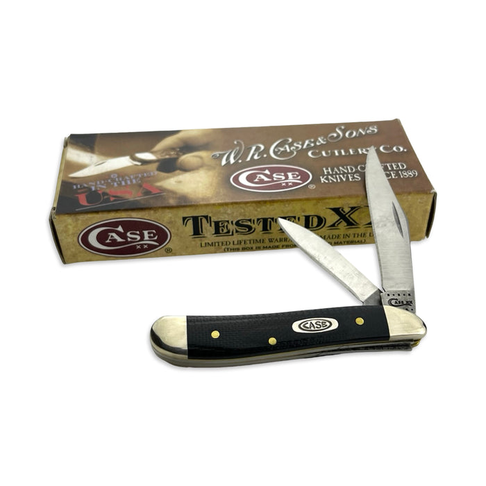 Vintage Case XX 06232 - Smooth Micarta Black Peanut (10220 SS)