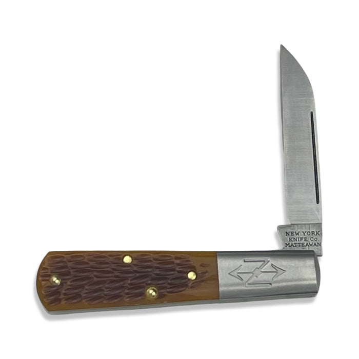 New York Knife Co. Barlow Honey Jigged Bone