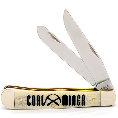 Case 9100586 - Smooth Natural Bone Coal Miner Trapper