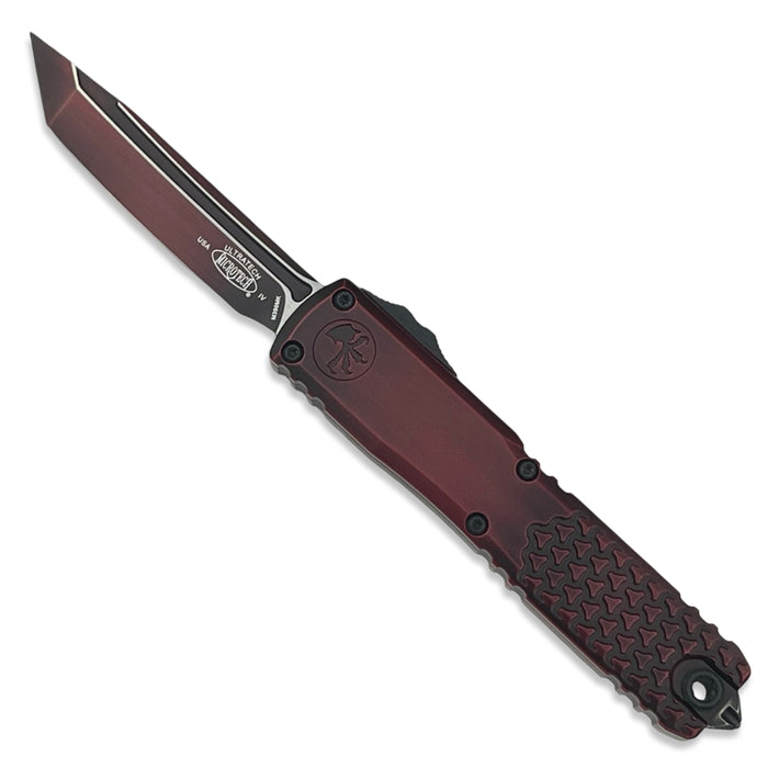 Microtech 11234HT-1RDAA - Ultratech T/E Gen IV Half Tri-Grip Red Abrasion Standard