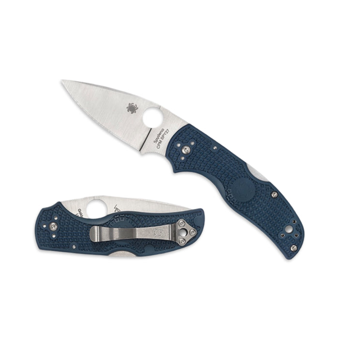 Spyderco C41PCBL5 - Native 5 Blue Lightweight SPY 27 Plainedge