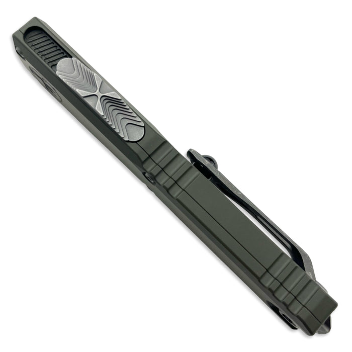 Microtech 11224-1MG-C21Z13 - Ultratech D/E Gen IV Cerakote Moss Green Standard