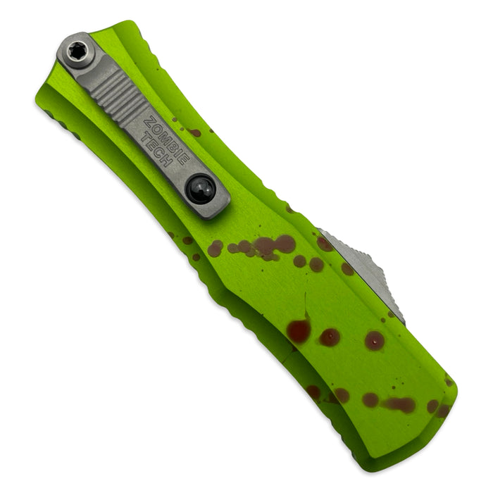 Microtech 1702M-10Z - Hera II Mini D/E ZOMBIE-TECH Stonewash Standard