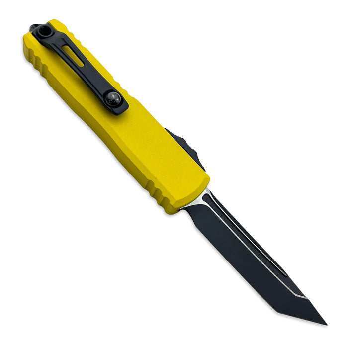 Microtech 12334-1YW - UTX-85 T/E Gen IV Black Standard Yellow