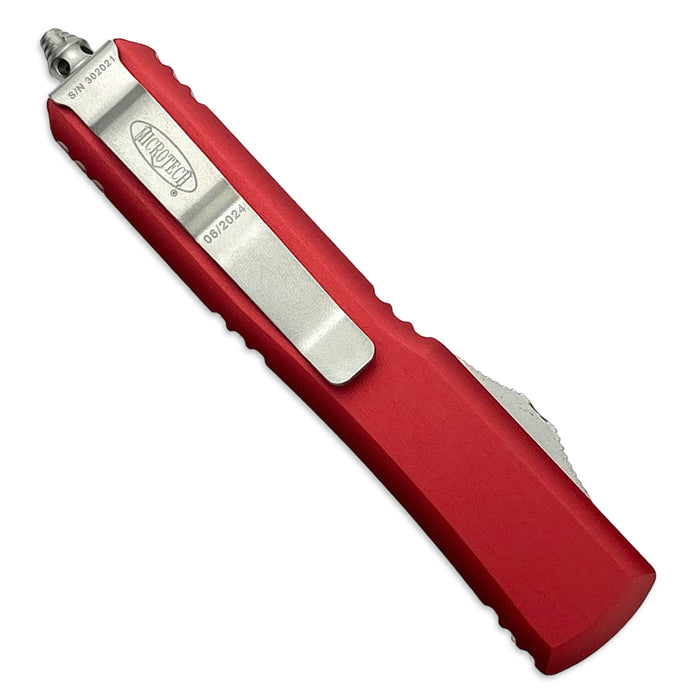 Microtech 122-4RD - Ultratech D/E Satin Standard Red