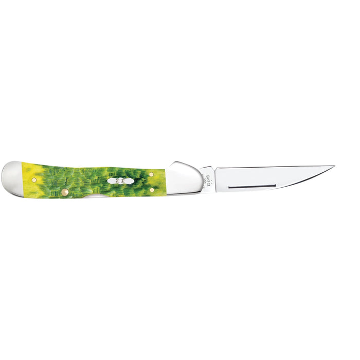 Case 27864 - Green Apple Bone Peach Seed Jig Copperlock (61548WL SS)