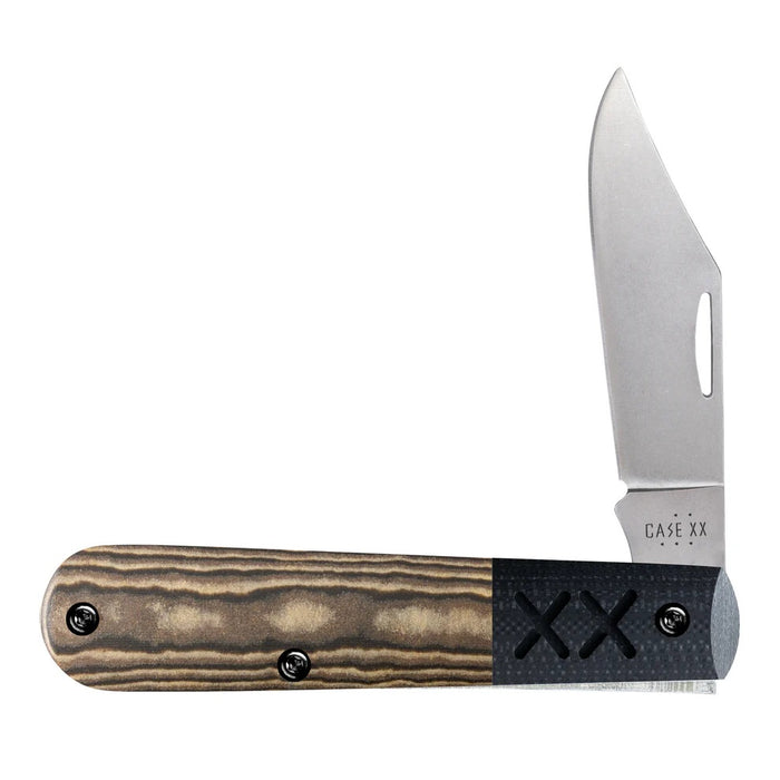 Case 53161 - Black & Tan Richlite W/Black G-10 Smooth XR Barlow  (XR101009 1/2 S35VN)