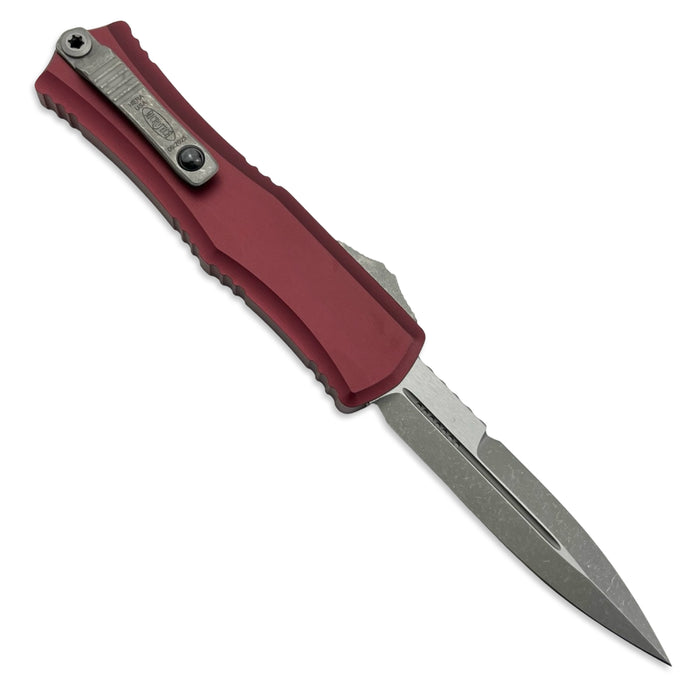 Microtech 1701M-1APMR - Mini Hera II Bayonet Merlot Apocalyptic Standard