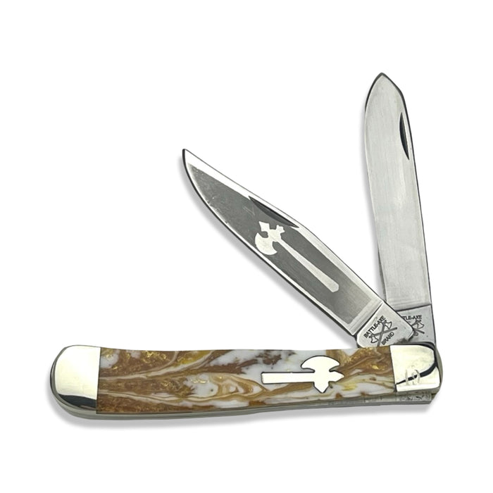 Battle Axe Marbled Gold Trapper