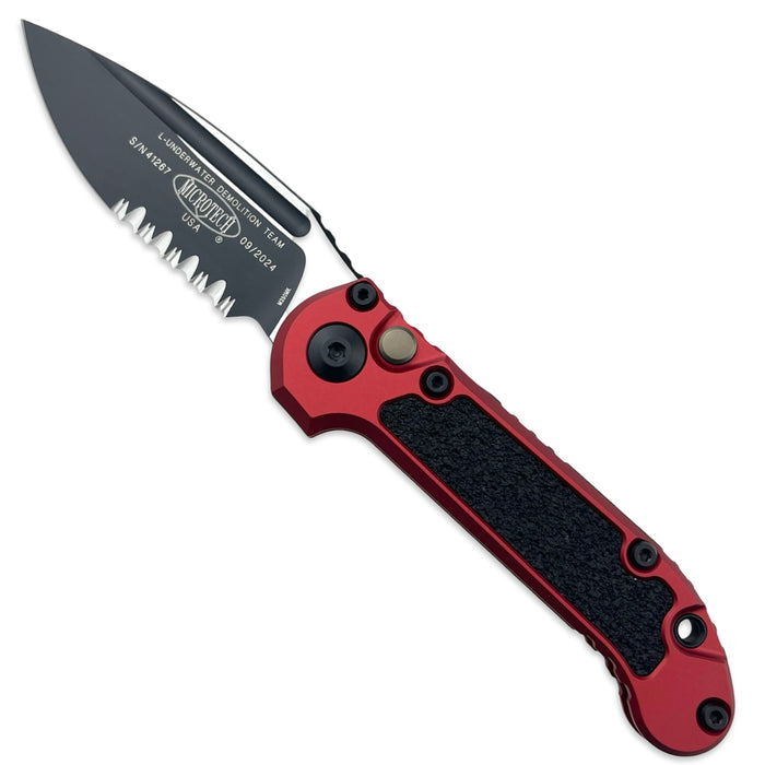 Microtech 1135-2RD - L.U.D.T. S/E Gen III Red Partial Serrated