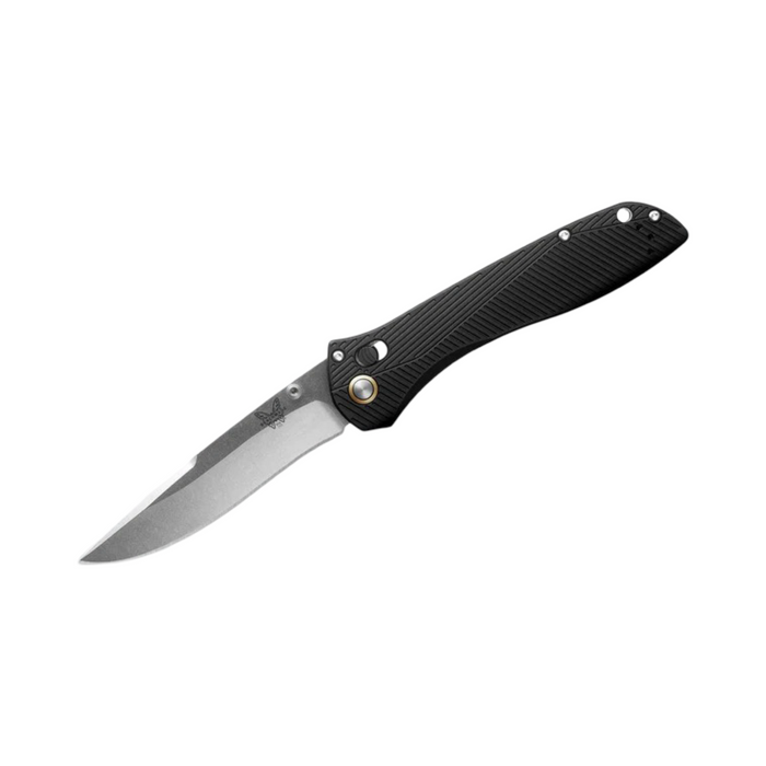 Benchmade 710-25 - Seven | Ten Gray Aluminum Recurve Black Aluminum