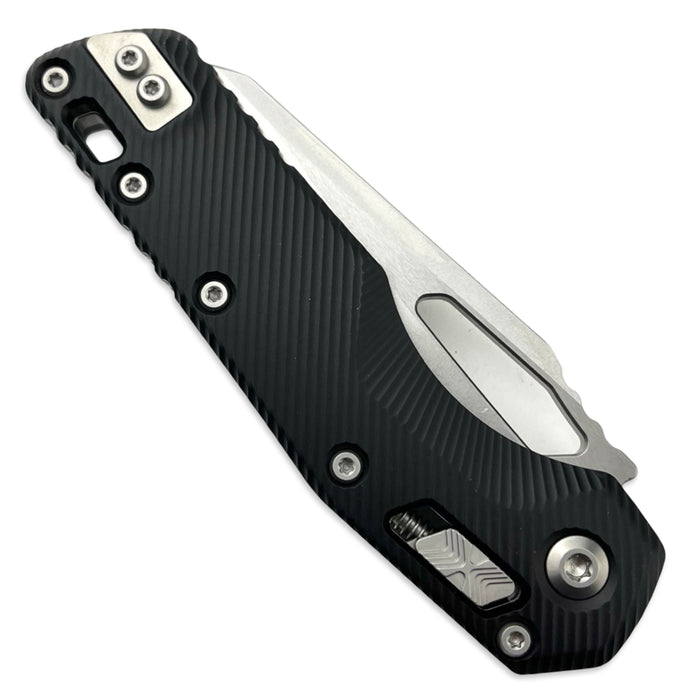 Microtech 210-10FL - MSI Fluted Aluminum Black Stonewash Standard