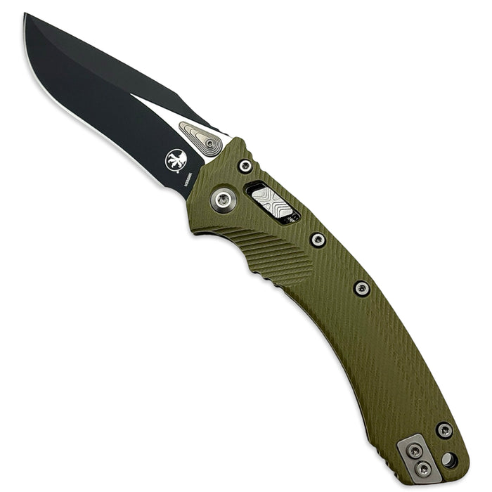 Microtech 137RL-1FLGTOD - Amphibian RAM-LOK Black Standard G10 Green