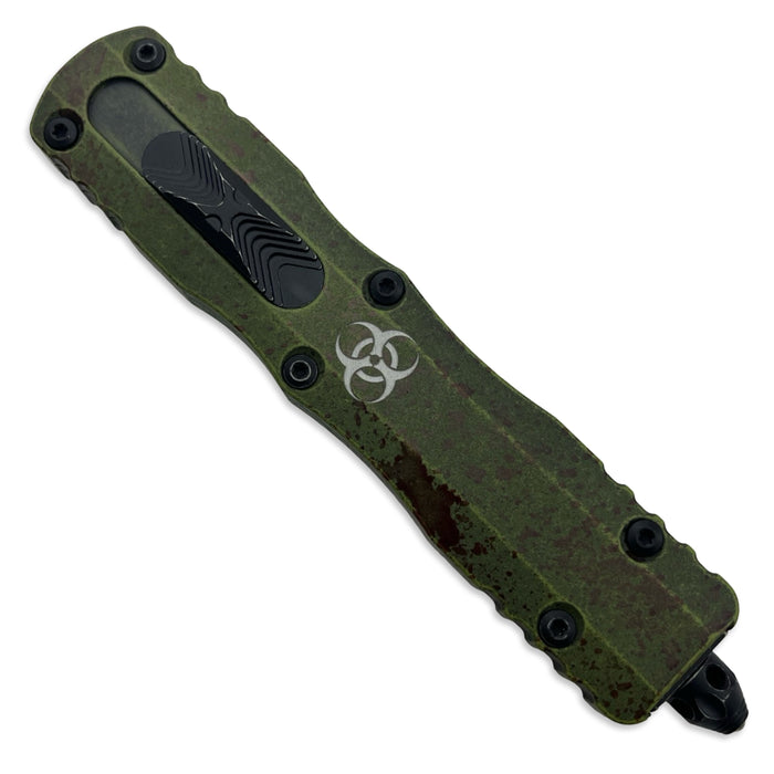Microtech 227-2OBDS - Dirac Delta D/E Outbreak Signature Series Deep Engraved Partial Serrated