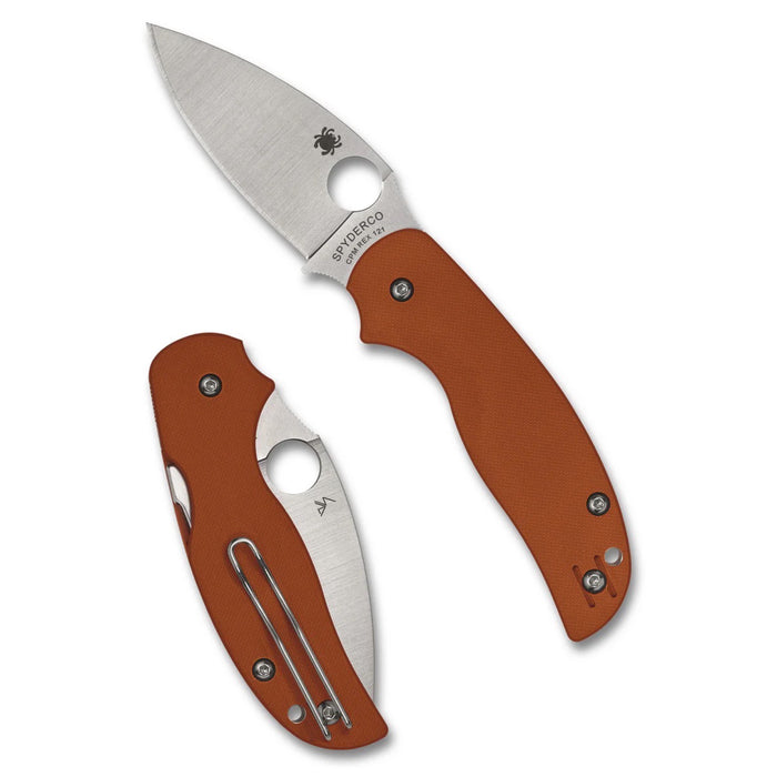 Spyderco C123GBORP - Sage 5 Burnt Orange G-10 CPM-REX 121