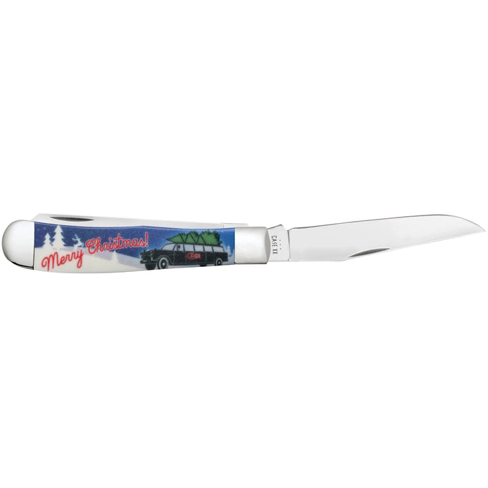 Case 10634 - Christmas CCI White Synthetic Smooth Trapper (4254 SS)