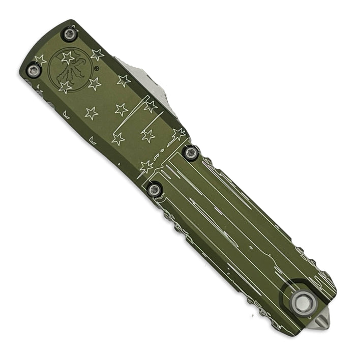 Microtech 11224-10ODHR - Ultratech D/E Gen IV OD Green Hero Stonewash Standard