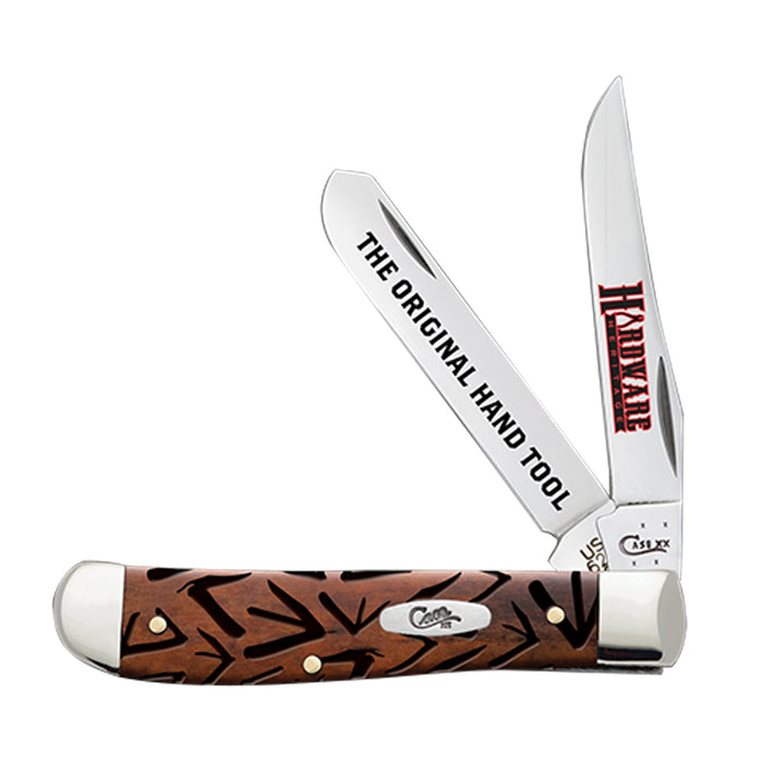 Case Smooth Chestnut Bone "Tools of the Trade" Mini Trapper Gift Set