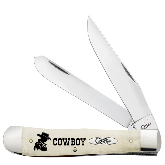 Case Smooth Natural Bone Cowboy Trapper