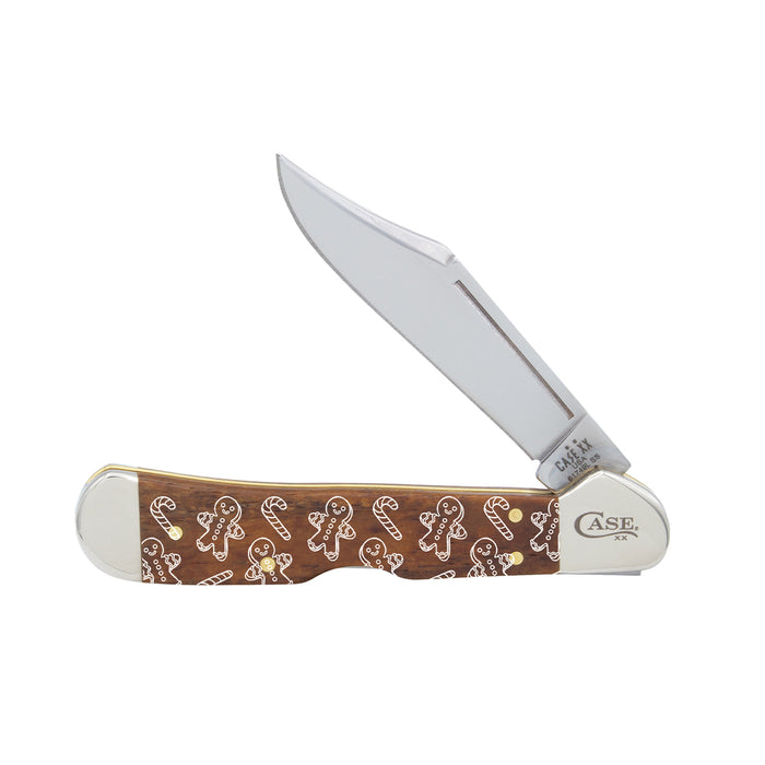 Case Smooth Antique Bone Gingerbread Mini Copperlock Gift Set