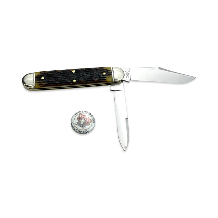 Maher & Grosh 541225 -"The Indian Hunter" Antique Yellow Jigged Bone Satin Finish